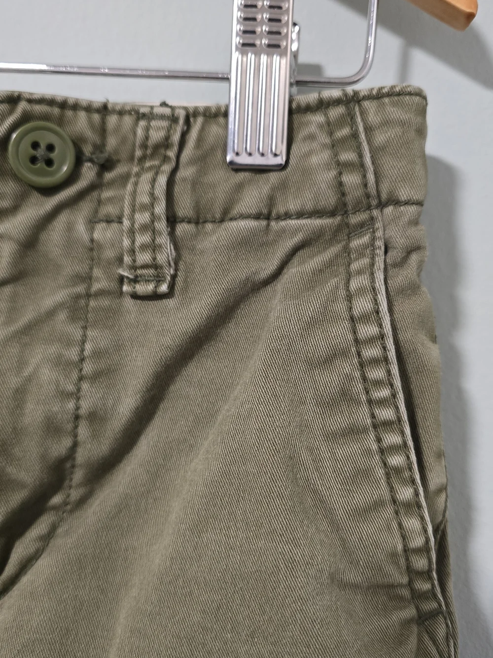 GAP Kids Olive Green Slim Chino Pants
